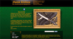 Desktop Screenshot of dunnknives.com